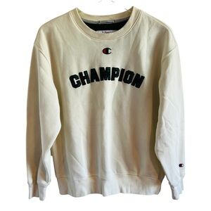 Champion Cream Crewneck Sweatshirt